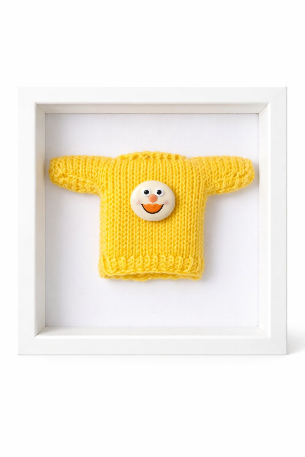 Green knitted pumpkin on black background